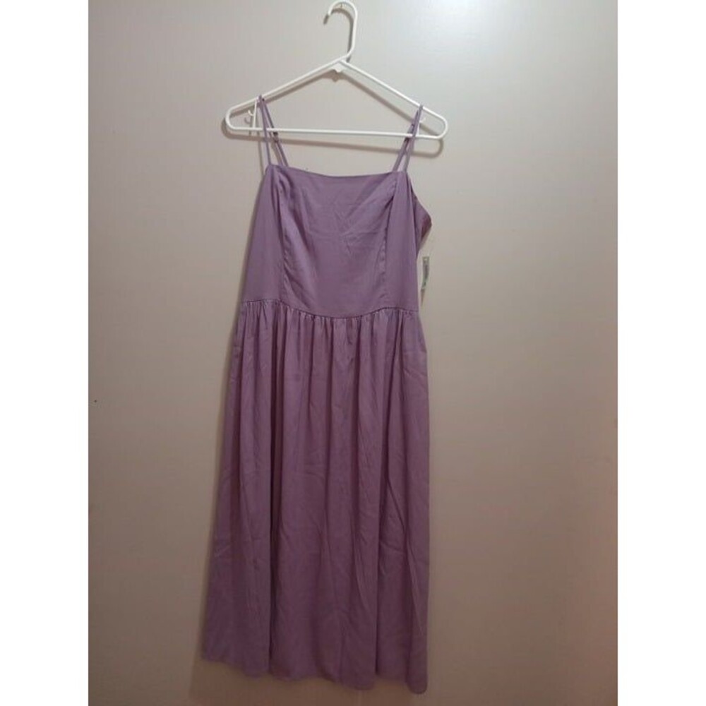 *NWT* Good Threads Lavender Spring Summer Midi Dress Size L